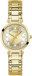 Guess Crystal Żółte złoto/Stal w odcieniu złota Ø33 mm GW0470L2