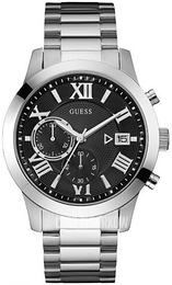 Guess Czarny/Stal Ø42 mm GW0668G3