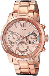 Guess Różowe złoto/Stal w kolorze różowego złota Ø42 mm U0330L2