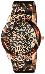 Guess Dress Wielokolorowy/Stal w kolorze różowego złota Ø38 mm U0425L3