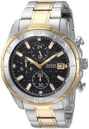 Guess Czarny/Stal w odcieniu złota Ø47 mm U0746G3