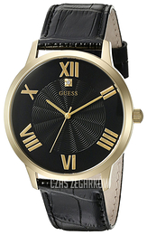Guess Dress Czarny/Skóra Ø43 mm U0794G1