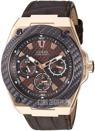 Guess Brązowy/Skóra Ø45 mm U1058G2