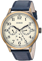 Guess Kremowy/Skóra Ø46 mm U1101G2