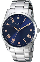 Guess Niebieski/Stal Ø42 mm U1194G2