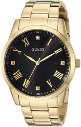 Guess Czarny/Stal w odcieniu złota Ø42 mm U1194G3