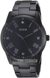 Guess Czarny/Stal Ø42 mm U1194G4