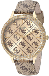 Guess Żółte złoto/Skóra Ø41.7 mm U1229L2