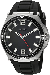 Guess Czarny/Guma Ø43 mm U1253G1