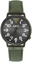 Guess Szary/Skóra Ø42 mm V1034M2