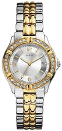 Guess Srebrny/Stal w odcieniu złota Ø36 mm W0026L1