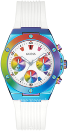 Guess Biały/Guma Ø39 mm W0030L6