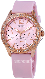 Guess Różowy/Guma Ø40 mm W0032L9