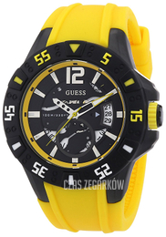 Guess Magnum Czarny/Guma Ø46 mm W0034G7