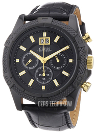 Guess Czarny/Skóra Ø45 mm W0176G1