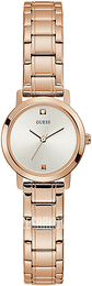 Guess Mini Nova Srebrny/Stal w kolorze różowego złota Ø25 mm W0244L3
