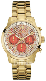 Guess Wielokolorowy/Stal w odcieniu złota Ø42 mm W0330L11
