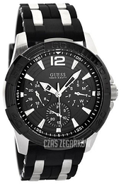 Guess Oasis Czarny/Stal Ø46 mm W0366G1