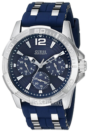 Guess Oasis Niebieski/Stal Ø44 mm W0366G2