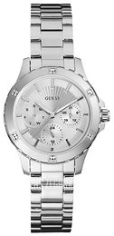 Guess Mist Srebrny/Stal Ø34 mm W0443L1