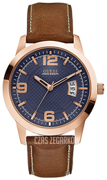 Guess Niebieski/Skóra Ø43.5 mm W0494G2