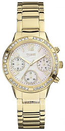 Guess Mini Biały/Stal w odcieniu złota Ø36 mm W0546L2