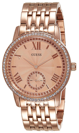 Guess Gramercy Różowe złoto/Stal w kolorze różowego złota Ø39 mm W0573L3