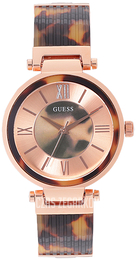 Guess Wielokolorowy/Stal w kolorze różowego złota Ø37 mm W0638L8