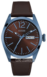 Guess Vertigo Brązowy/Skóra Ø45 mm W0658G8