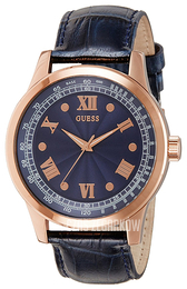 Guess Niebieski/Skóra Ø45 mm W0662G4