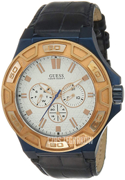 Guess Biały/Skóra Ø45 mm W0674G7