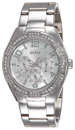 Guess Luna Srebrny/Stal Ø40 mm W0729L1