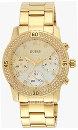 Guess Wielokolorowy/Stal w odcieniu złota Ø38 mm W0774L5