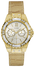 Guess Limelight Biały/Skóra Ø38 mm W0775L2