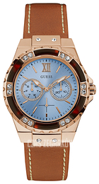 Guess Limelight Niebieski/Skóra Ø38 mm W0775L7