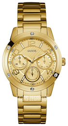 Guess Żółte złoto/Stal w odcieniu złota Ø40 mm W0778L2
