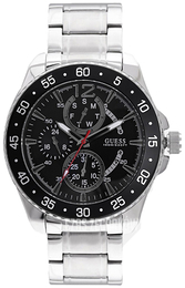 Guess Jet Czarny/Stal Ø46 mm W0797G2