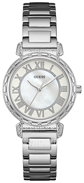 Guess South Hampton Biały/Stal Ø34 mm W0831L1