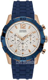 Guess Chronograph Biały/Guma Ø45.5 mm W0864G5