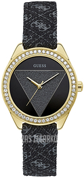 Guess Czarny/Skóra Ø36 mm W0884L11