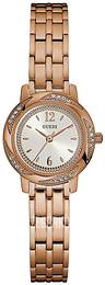 Guess Srebrny/Stal w kolorze różowego złota Ø27 mm W0935L2