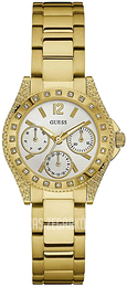 Guess Impulse Biały/Stal w odcieniu złota Ø32 mm W0938L2