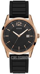 Guess Perry Czarny/Guma Ø42 mm W0991G7