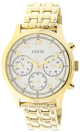 Guess Biały/Stal w odcieniu złota Ø40 mm W1018L2
