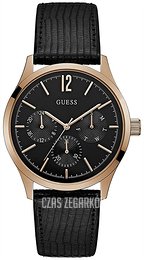 Guess Czarny/Skóra Ø42 mm W1041G3