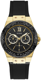 Guess Limelight Czarny/Guma Ø39 mm W1053L7