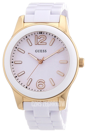 Guess Biały/Plastik Ø37 mm W10601L1