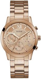 Guess Solar Różowe złoto/Stal w kolorze różowego złota Ø40 mm W1070L3