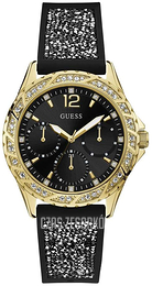 Guess Swirl Czarny/Guma Ø40 mm W1096L3