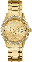 Guess Bedazzle Żółte złoto/Stal w odcieniu złota Ø40 mm W1097L2